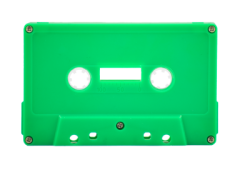 Green Cassette Shell Tab Out